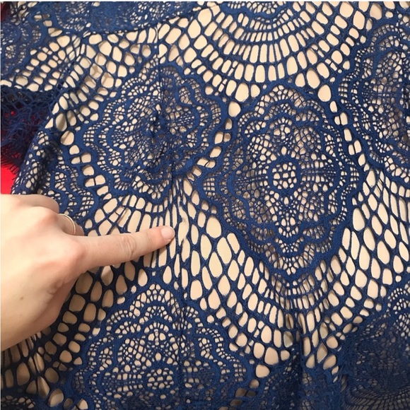 For Love and Lemons FL&L Antigua Blue Dress Size Small ❤️🍋 - Picture 9 of 9